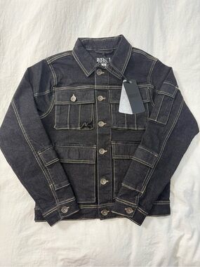 R3bel Raw Denim Trucker Jacket